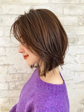 ジョエミバイアンアミ(joemi by Un ami) joemi新宿 大人ミディアム くびれヘア 花野