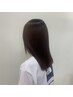 【変化に感動!】　カット+髪質改善水素トリートメント（ミディアム）