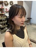 joyeuxベージュ系のデザインカラー【有本のぞみ】