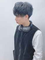 モリオフロムロンドン 松戸店(Morio from London)&nbsp;【松戸 岩口】ブルーアッシュカラーマッシュショート