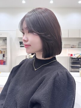 ノイズ エコル(Hair&Make NOISM ekolu ) 天使の輪ができる縮毛矯正ボブ