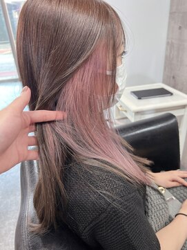 ミラク 町田(MIRAC) インナーカラー/ペールピンク