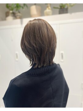 シュク 高円寺(SYUK) ボブレイヤー/透明感グレージュ【SYUK 高円寺 中野】