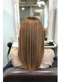 髪質改善ヘアエステセミロング
