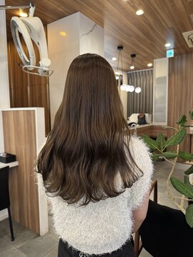 ビュートリアム ギンザ(BEAUTRIUM) 上品レイヤー＊オリーブベージュ＊レイヤーカット＊顔周り