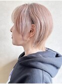 *大人ショートボブ前下がりショート耳かけショートボブ30代40代2