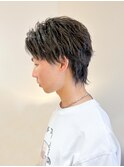 センターパート刈り上げなし