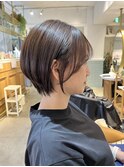 ミニウルフレイヤーカット顔周り前髪韓国ショートボブ/吉祥寺