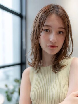 ドリップ バイ ハバナ 原宿(driP. by HAVANA) ☆20代30代大人可愛い斜めバングレイヤーカットシルキーベージュ