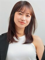 メゾンドムニ 恵比寿(Maison de MUNi)&nbsp;ブリーチなしダブルカラーアプリコットオレンジレッドピンク韓国