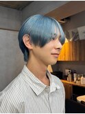 ホワイトブロンド×イメチェンヘアスタイル