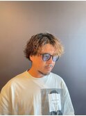 男らしい色気と遊び心◎ツーブロックパーマスタイル/パーマ