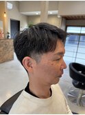 ツーブロックショートスタイル