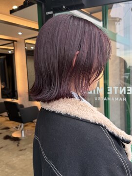 トラント ミル(TRENTEMILLE) タッセルボブ×チェリーレッド