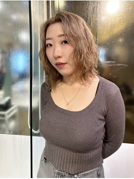 コル(col oodori) パーマ残りにベージュ！