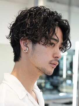 フィフス 渋谷(fifth) 渋谷アクティブショートツイストスパイラルシャドウパーマメンズ