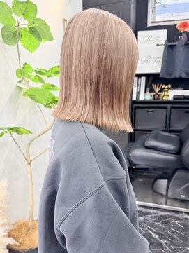 チュダック(ChuDuck) 【天神】色落ちも可愛いミルクティーラベンダー/ケアブリーチ