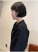 パーマの残りを活かしながらすっきりまあるいボブ
