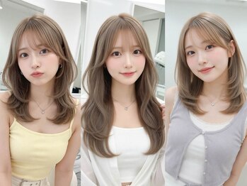 エルサ ザ リープ(ELSA the leap)の写真/リピーター多数！韓国レイヤーカットで立体感と小顔見せを叶え、大人可愛い雰囲気に♪［顔周り/元町三宮］