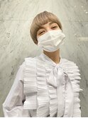 10代20代30代髪質改善ハッシュカットミルクティーベージュ◆