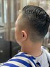 【シェービング無し】メンズカット+シャンプー★マッサージ付き★