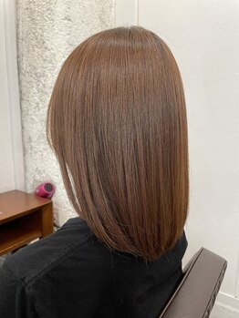 ビーンヘアスタジオ 蒲田(Bean hair studio)の写真/酸性ストレート、シームレス縮毛矯正でダメージレスに髪質改善◎柔らかく自然な仕上がりが叶う♪