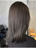 調布イルミナカラーウルフショートボブアッシュブラウンカラー