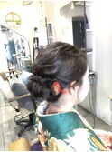 ボブの卒業式ヘアセット