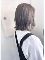 キャンバス バイ ネオリーブ 横浜西口(Canvas by neo.)&nbsp;ミディアムレイヤー☆切りっぱなし☆アッシュブラウン横浜