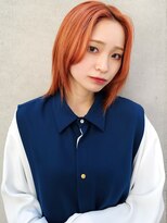 アレンヘアー 松戸店(ALLEN hair) テラコッタ_ビタミンカラー_ミニウルフスタイル