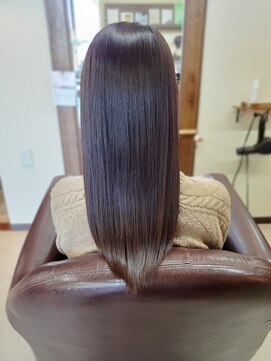 アリーム(Areem) ツヤ髪セミロング　ビターショコラで上品に♪