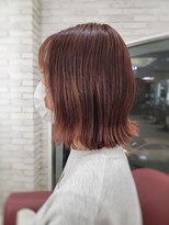 大人可愛い20代30代40代小顔切りっぱなしボブ外ハネショートボブ