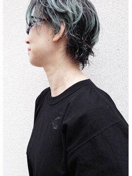 イデア(idea) #ターコイズブルー#ショートウルフ#日比野未奈