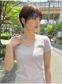 大人の透明感20代30代40代50代ショートボブ@田中俊成