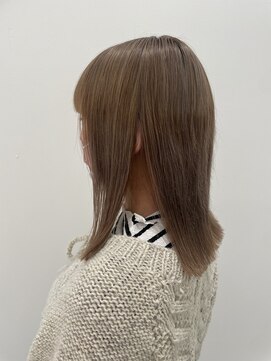 ハイブ 金沢(Hive) ショートボブブリーチハイトーンカラー艶髪スタイル髪質改善