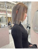 ロンド レア 天神大名店(Lond Le’a) ミルクティーベージュ髪質改善トリートメントインナーカラー