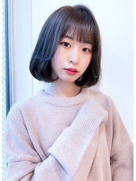 ヘアーメイク ミューズ 二条店(Hair make MUSE) 韓国風ミディアムボブ