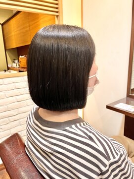 ヘアー グリーン(hair green) 30代40代50代艶サラボブ【髪質改善/百合ヶ丘】