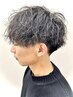 【メンズ限定】メンズカット+ツイストスパイラルor波巻きパーマ ¥11000