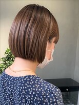 ヴォロ 佐賀(VoLo)&nbsp;切りっぱなしボブ/美髪/ピンクブラウン[佐賀駅]