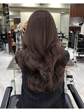 サイン 渋谷(SIGN) イヤリングカラーインナーカラーハイライトカラーレイヤーカット