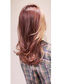 【Lee十三 篠原】フェイスフレーミング レッド×ブロンド