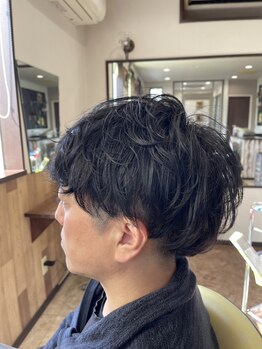 コワフュールセラヴィ(coiffure Cest la vie!)の写真/メンズ支持率◎こだわりのデザインカットでおしゃれも清潔感もGET★ONもOFFも楽しみたい方必見☆