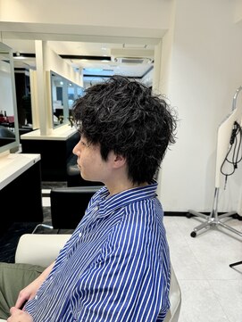シファー(~Cifer) メンズニュアンスパーマ眉毛カットお客様ヘア☆