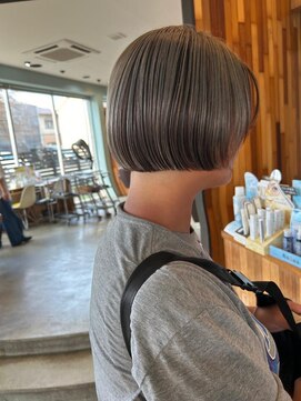 ヘアラウンジ アングゥ(hair lounge ungu) モノトーンボブ