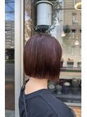 切りっぱなしボブ