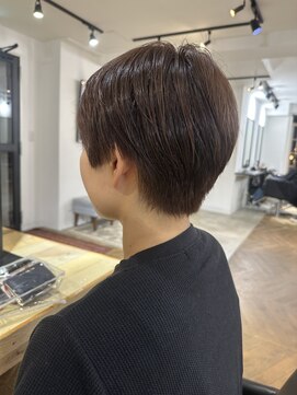 ファイブシーン アオヤマ(5SCENE AOYAMA) ショートパーマショートカット前髪あり前髪なし20代30代40代