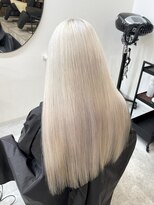 ドットハリス(.Hallis)&nbsp;ミルクティーベージュ/ホワイトカラー/ホワイトブリーチ