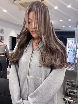 キング 枚方店(K!ng) 縮毛矯正髪質改善ハイライトレイヤーカット枚方美容室エクステ
