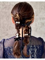 スタイル 横浜(STYLE)&nbsp;ツインテール／ヘアセット／編みおろし／カチモリ